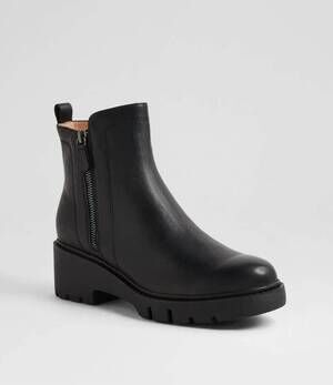 NEW DJANGO & JULIETTE women's umee ankle boots in black crazy horse leather
